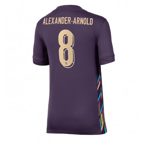 Maglia Calcio Inghilterra Alexander-Arnold #8 Seconda Divisa Donna Europei 2024 Manica Corta